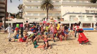 Mallorca, (Majorca), Magaluf, Magalluf Beach Harlem Shake