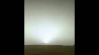 Sunrise on Mars.Captured by the NASA’s InSight lander.