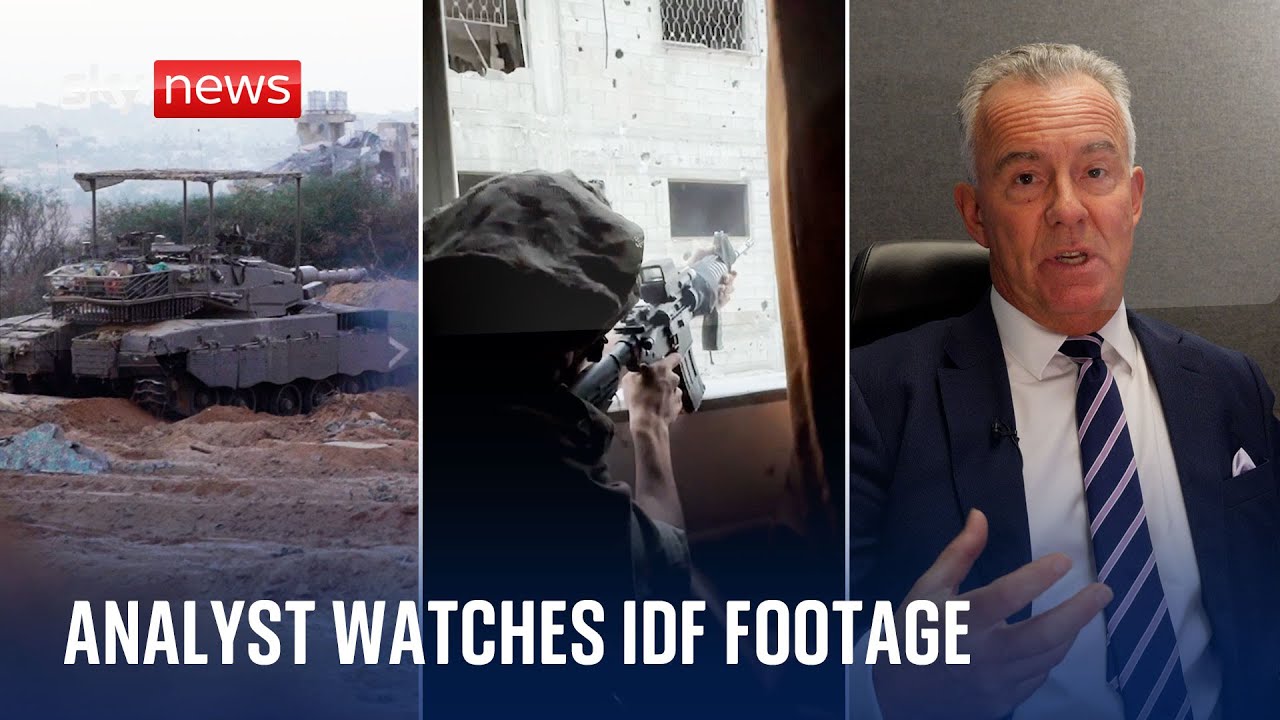 Film backdrop image for Israel-Hamas War: Military analyst watches operations video released by the Israel Defence Forces (2023)