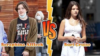 Suri Cruise VS Seraphina Affleck Ben Affleck s Daughter Transformation From Baby To 2023