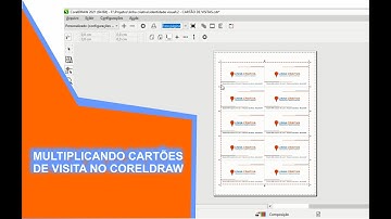 Parte 1 -  Configurando cartões de visita no CorelDraw para imprimir frente e verso