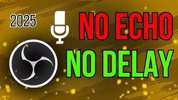 Best OBS Audio Settings – Fix Echo & Delay FAST (2025 Tutorial)