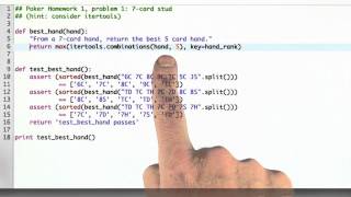 Seven Card Stud Solution - Design of Computer Programs
