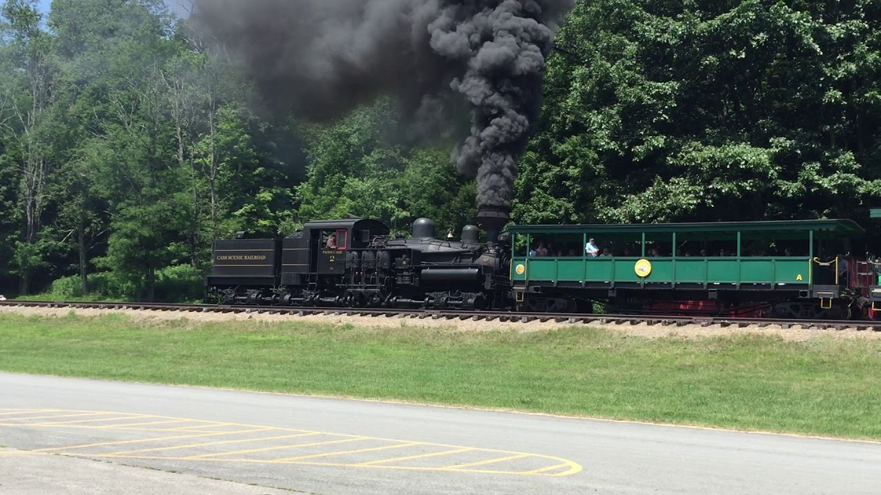 Cass Scenic Railroad 2 Departing for Bald Knob YouTube