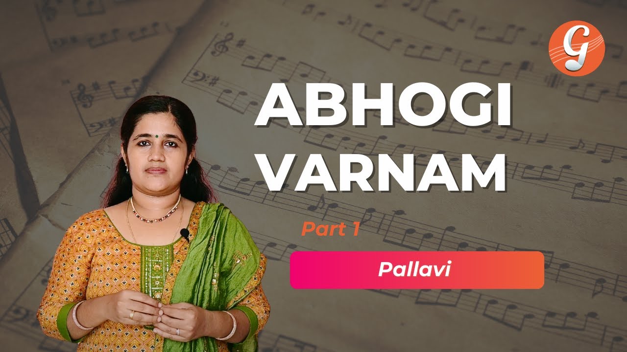 Abhogi Varnam  Audava Raga  Carnatic Music Lessons for Intermediate  Gaayak