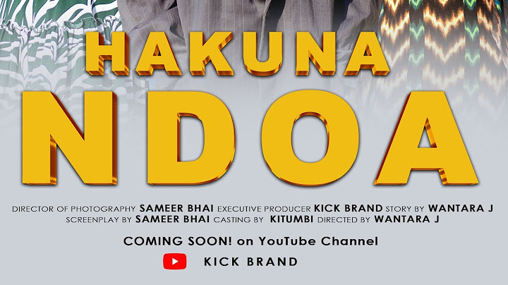 Hakuna Ndoa [ Teaser ]