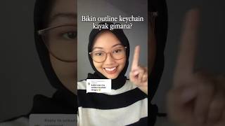 Bikin outline keychain yuk di Canva🤩