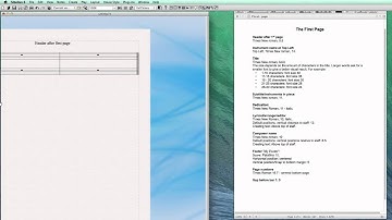 Sibelius 6 Quick Tip 22 - The First Page - part 1