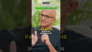 DO THIS to keep up with the pace and scale of #ai innovation #satyanadella #microsoft