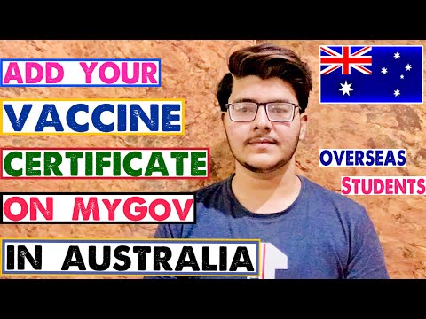 Add Digital Vaccine Certificate in Australia?? on MyGov? || Students in Australia…