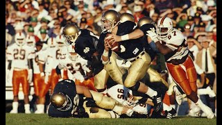 Famous 1990 #2 Miami at #6 Notre Dame 1 of 1 Profile