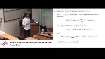 Stefan Teufel: Peierls substitution for magnetic Bloch bands