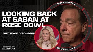 Laura Rutledge reflects on Nick Saban’s comments following Rose Bowl | SportsCenter