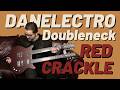 Danelectro Doubleneck Red Crackle | Most Affordable & Quality Double Neck Guitar!