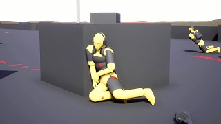 Cinematic AI Battles with Active Ragdoll Physics!