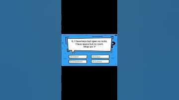 I have keys but open no locks. I have space but no room. What am I? | Great Mind Official