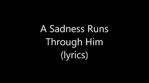 A Sadness Runs Through Him - hoosiers lyrics - DayDayNews