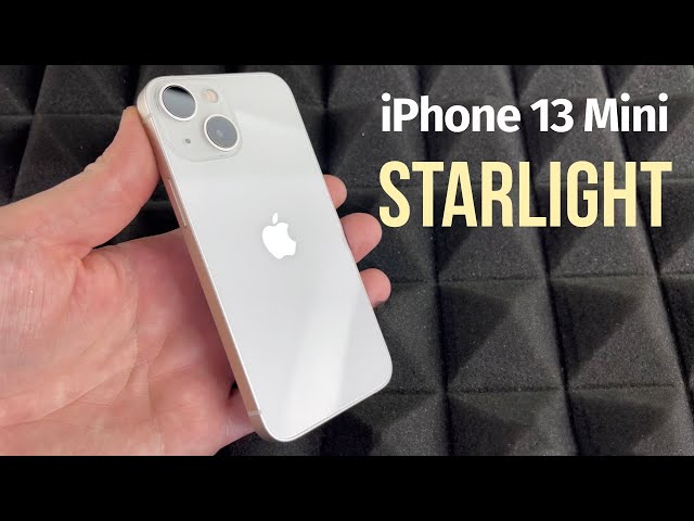 iPhone 13 mini Starlight - 128gb Unboxing