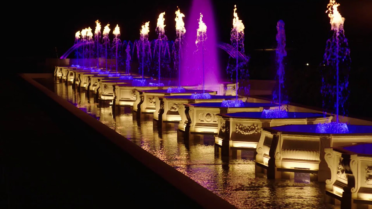 Illuminated Fountain Performances Longwood Gardens