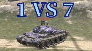 1 VS 7  World of tanks blitz