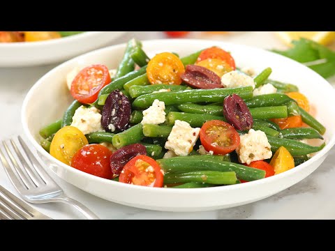 Mediterranean Green Bean Salad | Fresh + Healthy Summer Salad Recipe