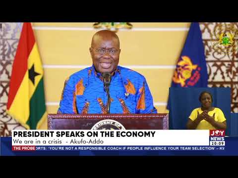 Rescuing Ghana’s Sinking Economy: The Presidential Adress - The Probe with Emefa Apawu on JoyNews Rescuing Ghana’s Sinking Economy: The Presidential Adress - The Probe with Emefa Apawu on JoyNews