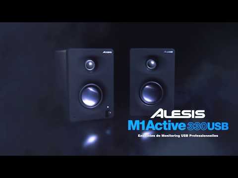 Les enceintes de monitoring ALESIS M1 ACTIVE 330 USB (vidéo de La Boite Noire)