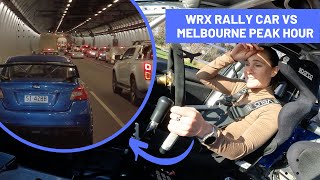 WRX Rally Car VS Melbourne peak hour
