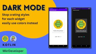 How to implement Dark mode(theme) Android studio | Kotlin screenshot 3