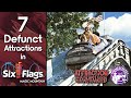 7 Defunct Six Flags Magic Mountain Rides - Attraction Graveyard