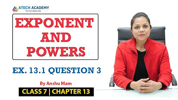 Exponent and Powers - Ex. 13.1 Question 3 - Class 7, Chapter 13 NCERT