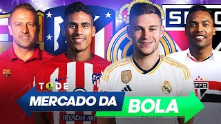 REAL quer KIMMICH l BARÇA ACERTA com H. FLICK l ATLÉTICO de MADRID de olho em VARANE l A. SANDRO e+