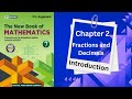 ML Aggarwal class 7 math chapter 2(fractions and decimals) introduction NCERT