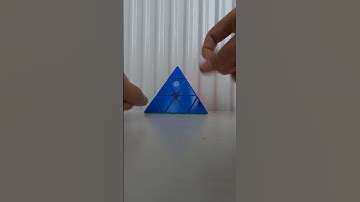 How to do the 1 flip algorithm on pyraminx