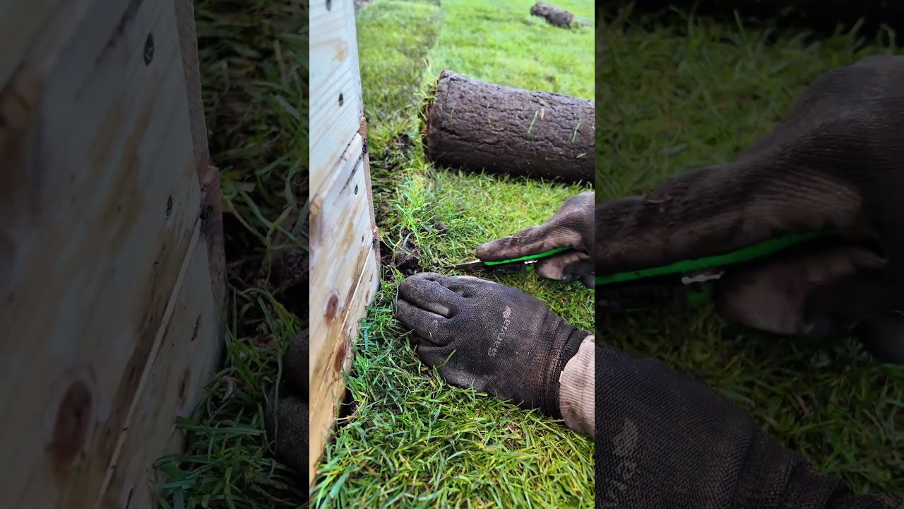 Vrbas Květ — turf carpet installation