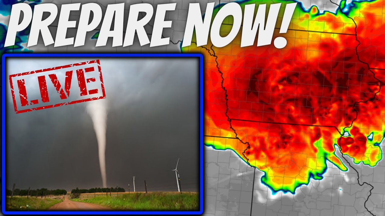 🔴EXTREME COVERAGE - Significant Wind Damage, Extremely Large Hail ...