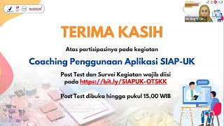 Coaching Penggunaan Aplikasi SIAP-UK screenshot 4