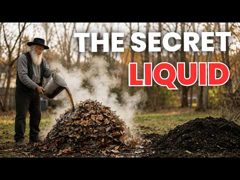 🍂 The secret liquid that turns leaves into rich compost fast | Amish Lifestyle