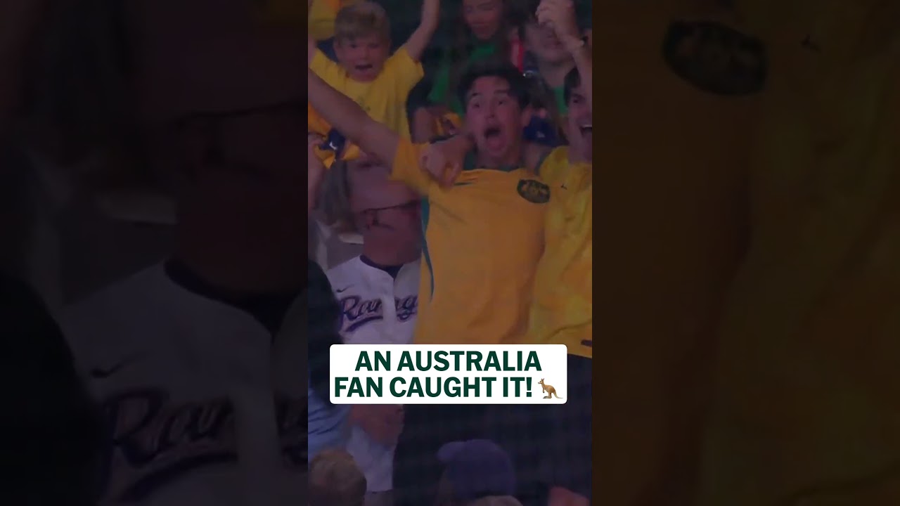 The Socceroos are loving baseball 🤩 #WorldCup #Rangers #Australia