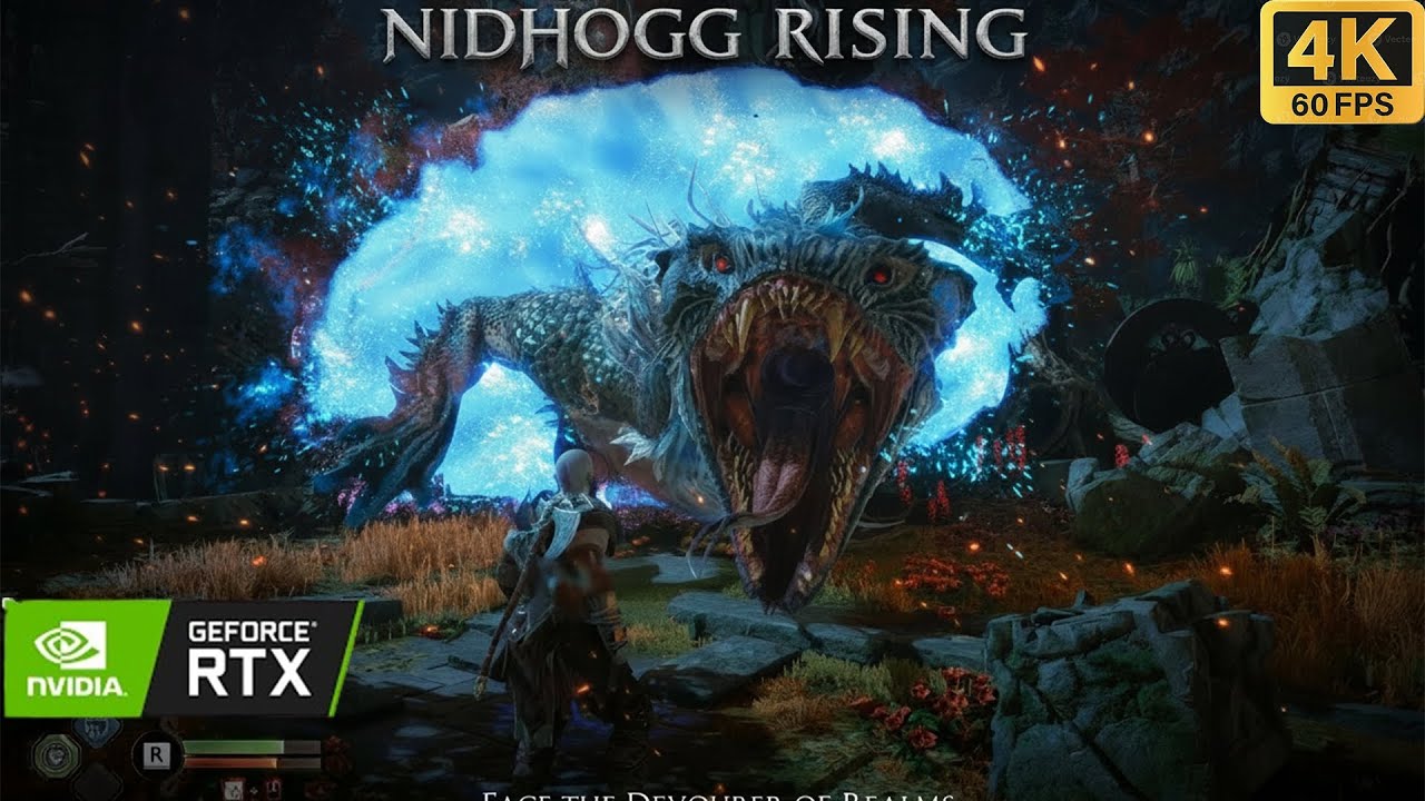 Boss Fight - KRATOS VS NIDHOGG | God Of War : Ragnarok | (4K 60FPS ...