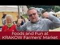 Great farm fresh meat, cheese, fish and drinks in KRAKOW Poland and fun farmers too!