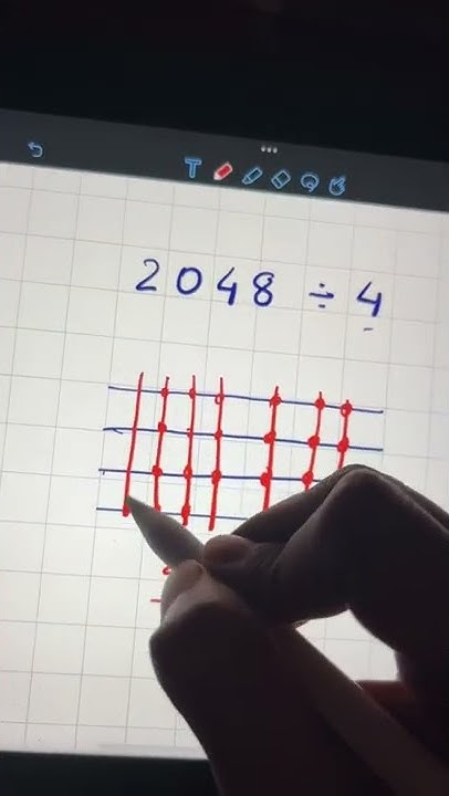 Division grid method #shorts - YouTube