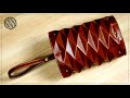 [Leather Craft] Making a Geometric Patterned Bucket Bag