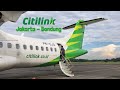 Citilink ATR 72-600 | Naik Pesawat dari Jakarta Ke Bandung! | QG1994