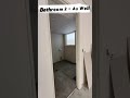 From One Long Bathroom to Two – Downstairs Transformation