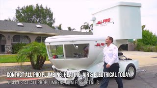 Drain Clearing Services by All Pro Plumbing, Heating, Air u0026 Electrical -  YouTube