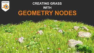 Scatter Grass with Geometry nodes Blender Tutorial