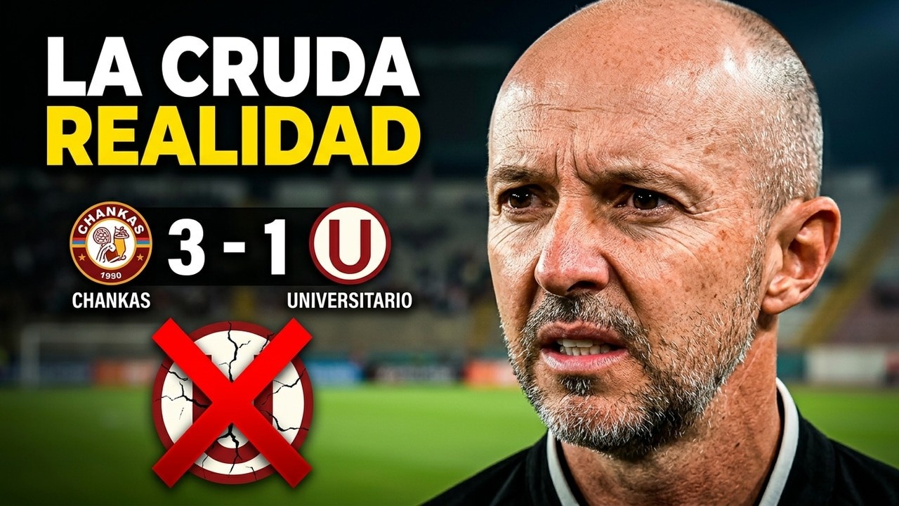 DE MAL EN PEOR | La U cae sin mostrar garra | Chankas 3 vs Universitario 1 | Reacción Liga 1 Fecha 6
