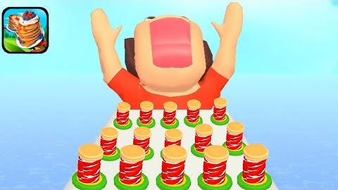 Pancake Run - Running Game Walkthrough Android , iOS Mobile Game 2022 Gameplay Max Level