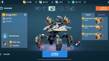 Imugi MK3 Sonic | War Robots Gameplay